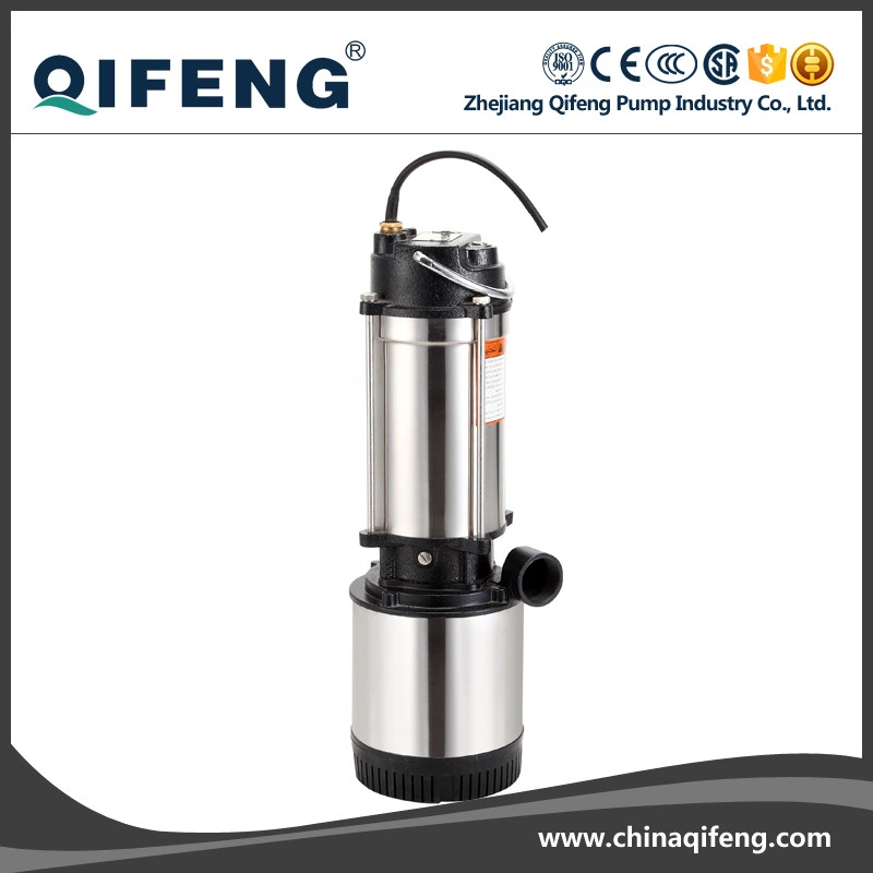 1HP Electric Self-Priming Centrifugal Submersible Pump for Clean Water (QDX)