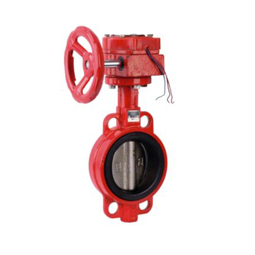 Worm Gear Operated Fire Fighting Signal Butterfly Valve