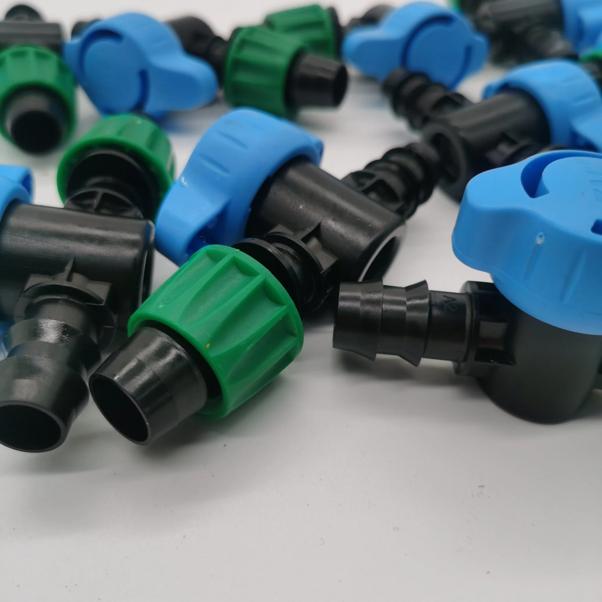 Agricultural Irrigation Tapes System Plastic Fitting Valve Connectors