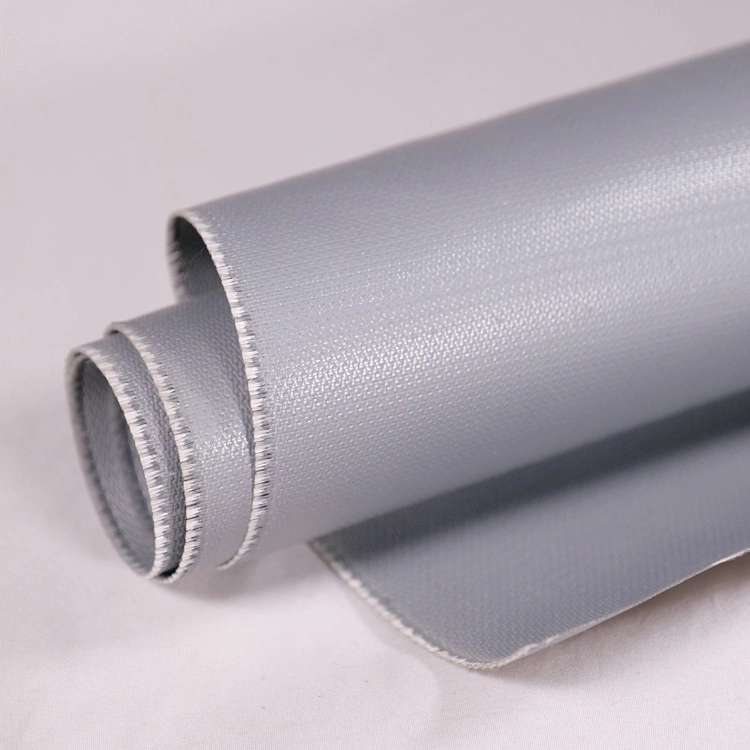 Fireproof Foam Silicone Cloth Rubber Coated Fabric