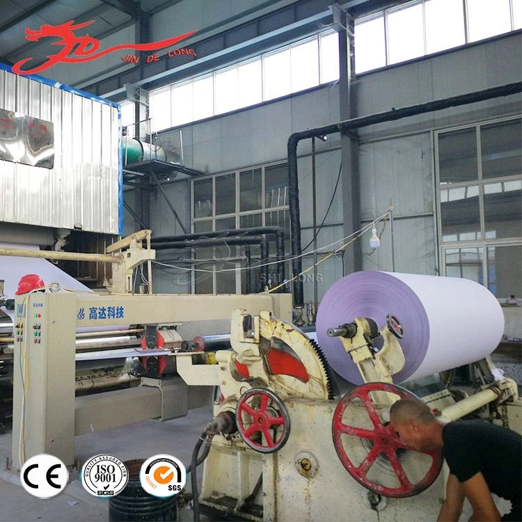 Office Notebook Paper Manufacturing Jumbo Writing Paper Making Machine 2400mm Shilong China