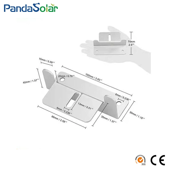 Solar Panel Mounting Kits Aluminum Alloy Solar RV Bracket Yacht Z-Type Bracket