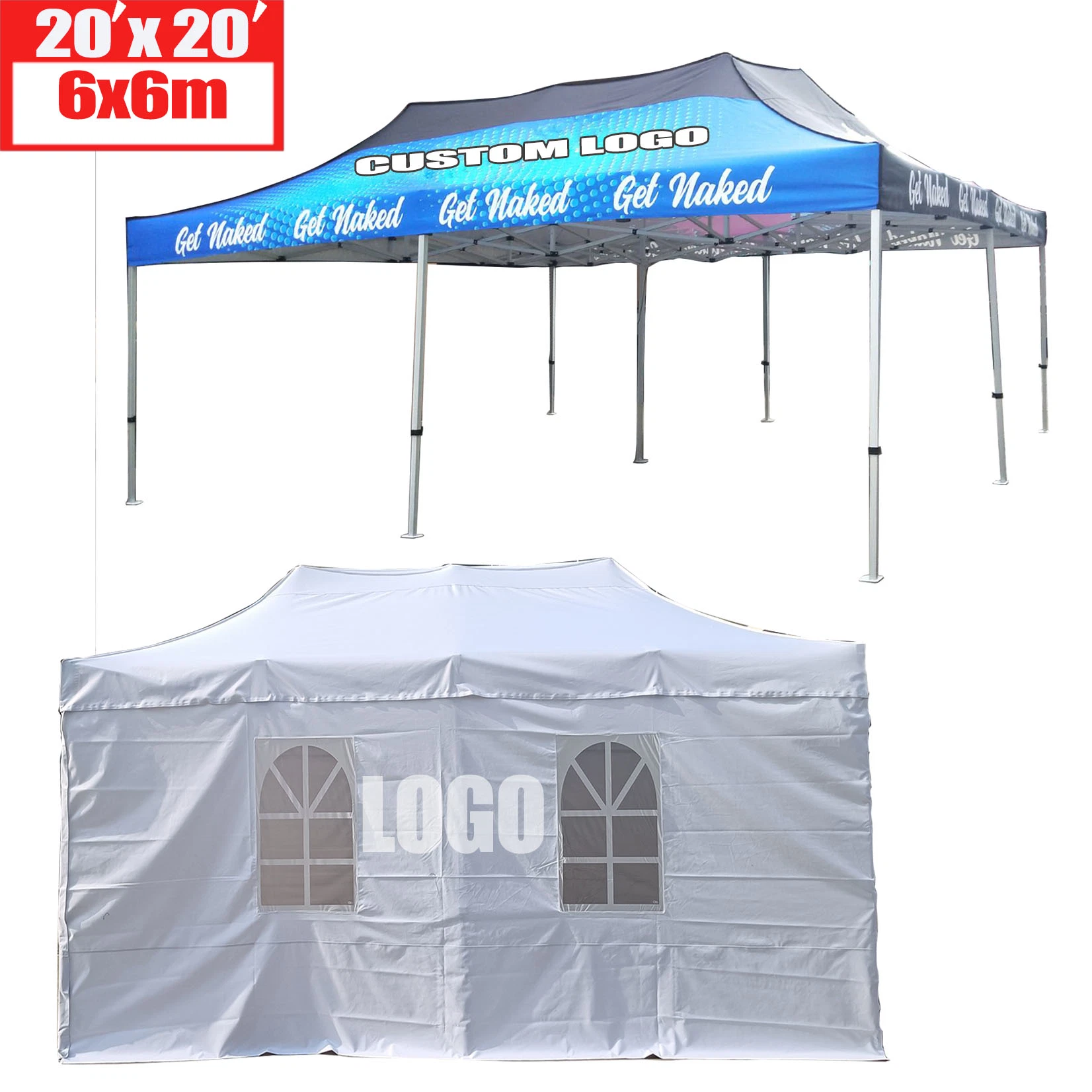 Digital Printing Small MOQ Beautiful Canopy Connect Tent