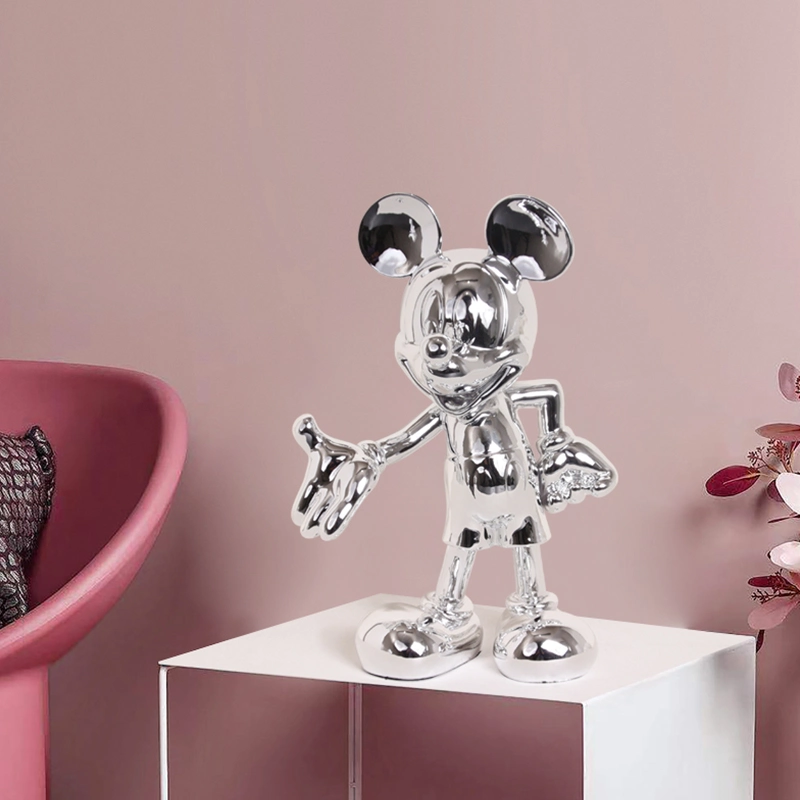 Ensemble de Mickey cadeau promotionnel plaqué gros de haute qualité en Chine Atelier de bricolage en résine