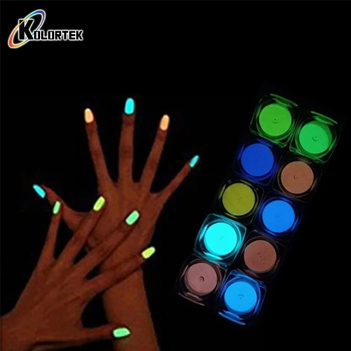 High Brightness Photoluminescent Pigment for Nails Art