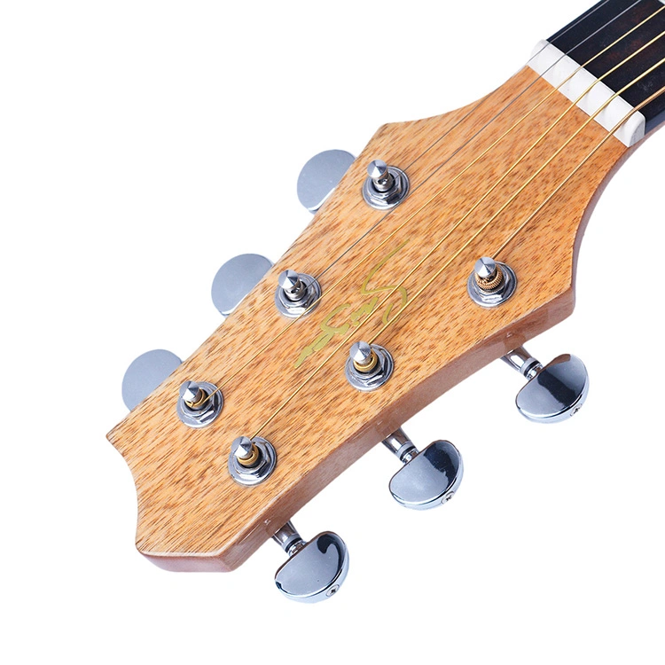 OEM дешево Цена 40дюймов Sharp Cutaway каталонская древесина фолк гитара Акустический