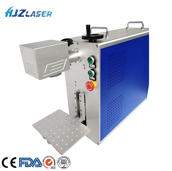 Economic Professional Bjjcz Ezcad Mini Fiber Laser Marking Engraving Cutting Machine 20W 30W 50W Price with Sino Galvo Scan Head