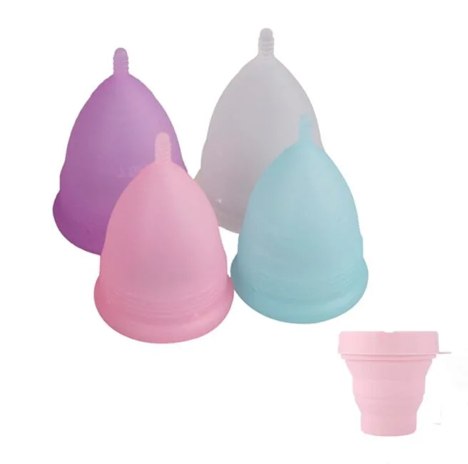 Medical Grade Silicone Lady Period Menstrual Cup Feminine Hygiene