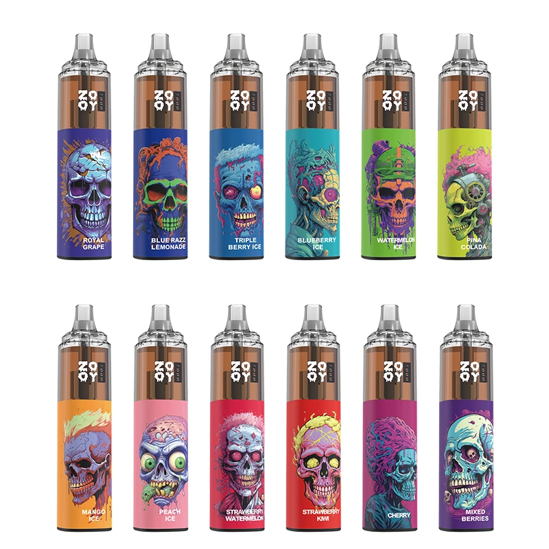 Popular Zooy Tornado 7000 Puffs Disposable/Chargeable Vaper Device Pod Puff 7K E Cigarette E Juice Adjustable Airflow Mesh Coil Randm Vape Pen in Stock