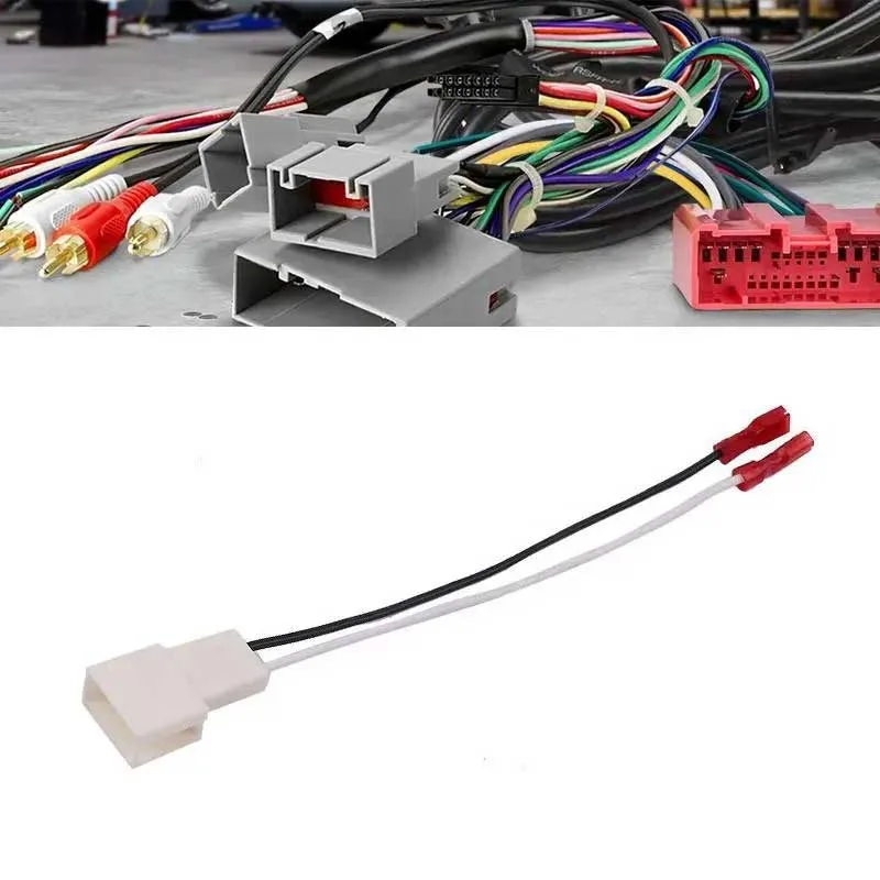 Car Auto Speaker Audio Harness Wiring for Toyota 1987-2013 Accessories Plastic Vehicle Horn Line Cable Assembly Custom