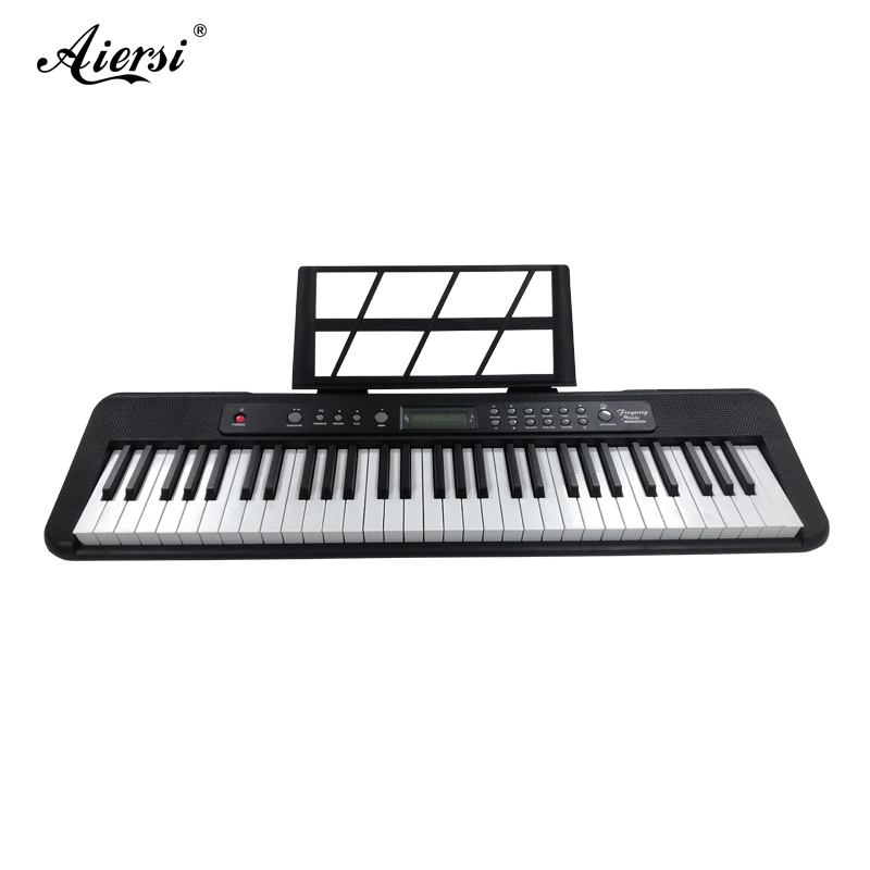 Aiersi marca de 61 teclas órgano electrónico/teclado electrónico instrumento con el toque clave de respuesta