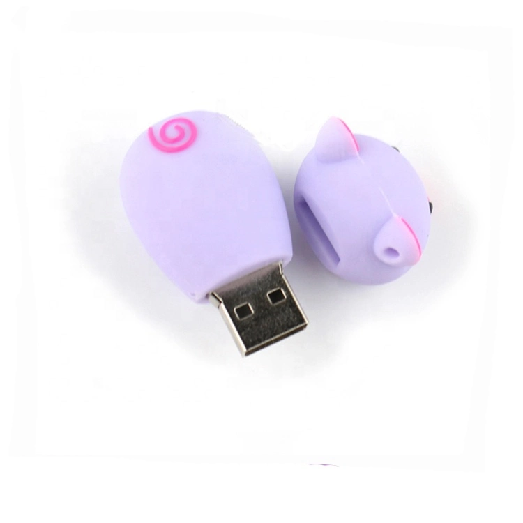 Pig Shape PVC USB Flash Drive