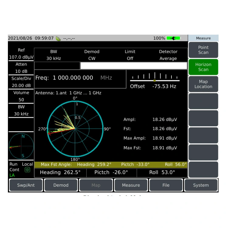 Ceyear 4024 9kHz~67GHz Experimental Testing Instrument RF Spectrum Analyzer