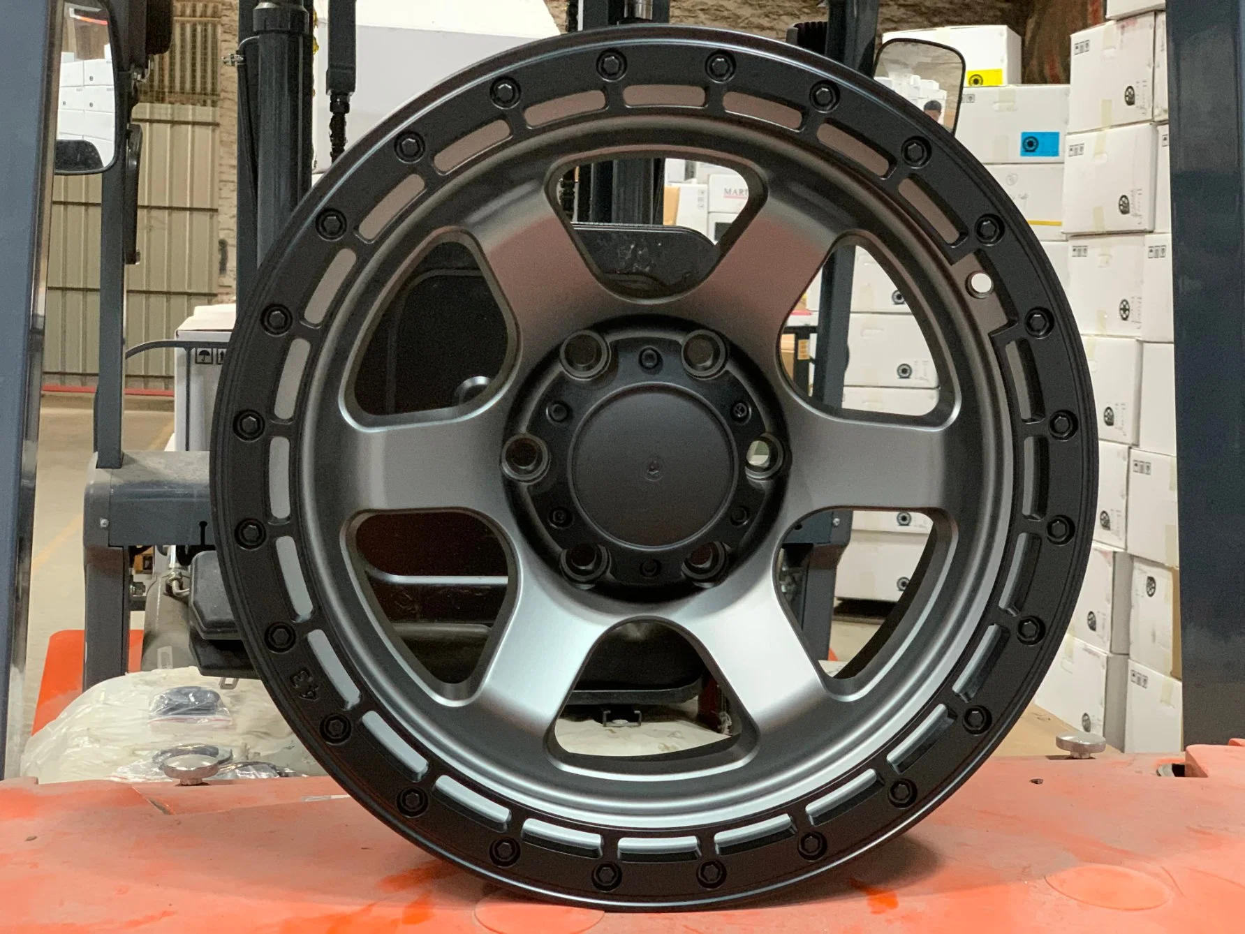 17inch 4 * 4 LKW Räder Felge Bronze Farbe