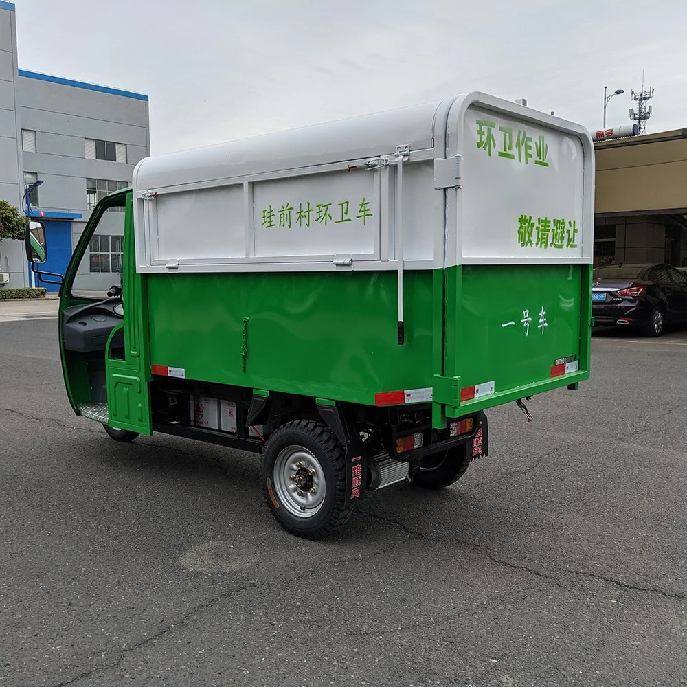 4.2 m³ Camion-poubelle électrique de luxe à trois roues dans les sociétés résidentielles.