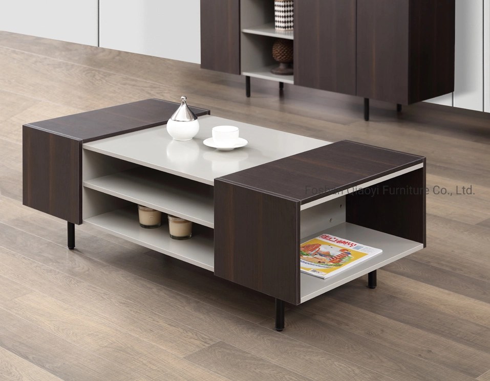 Muebles de Salón Moderno Mobiliario de casa de madera armarios de TV Mesa de Café