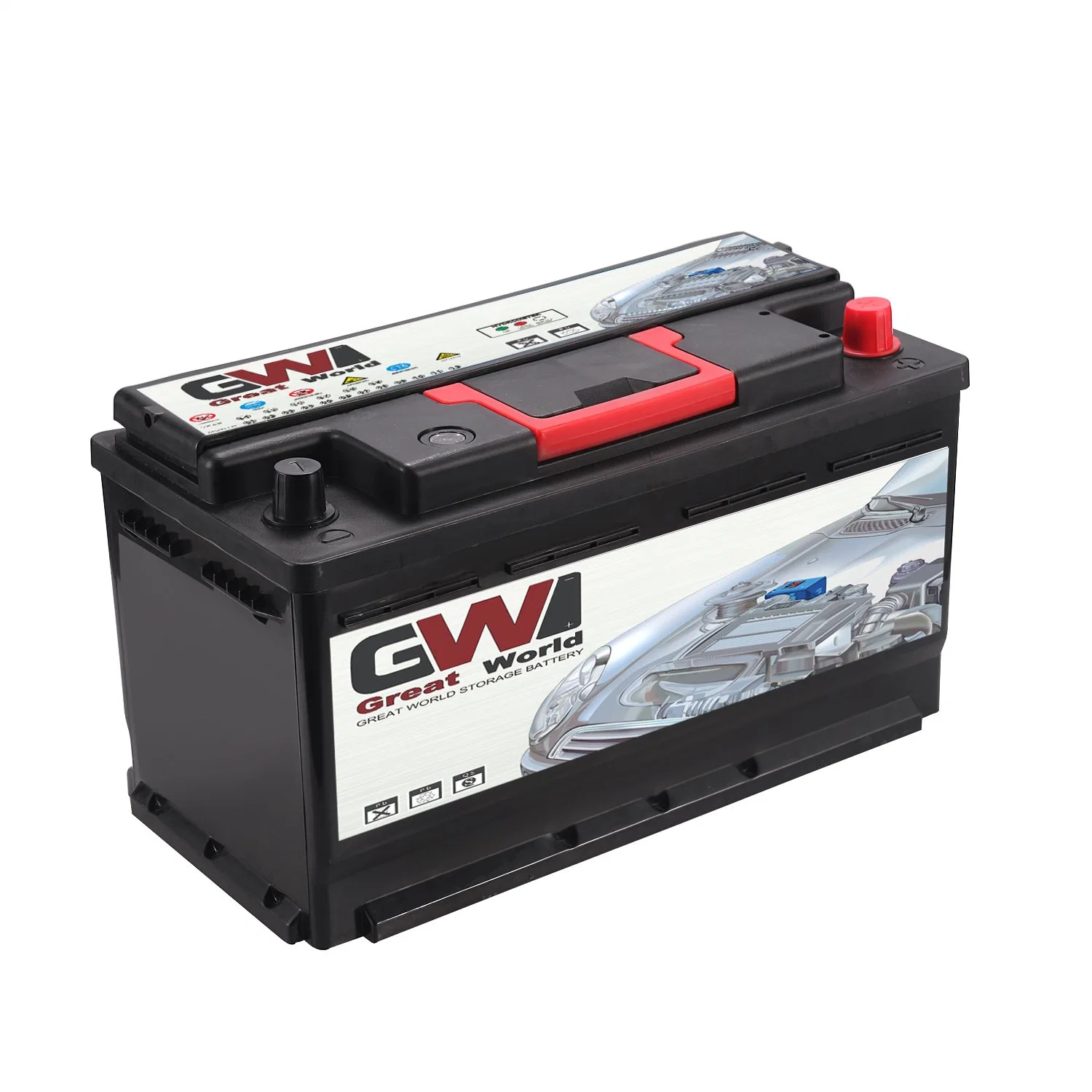 Gw Mayorista Personalización Básica Batería de Arranque de Coche SMF DIN Estándar 12V 100ah con Mejor Precio (60044MF)