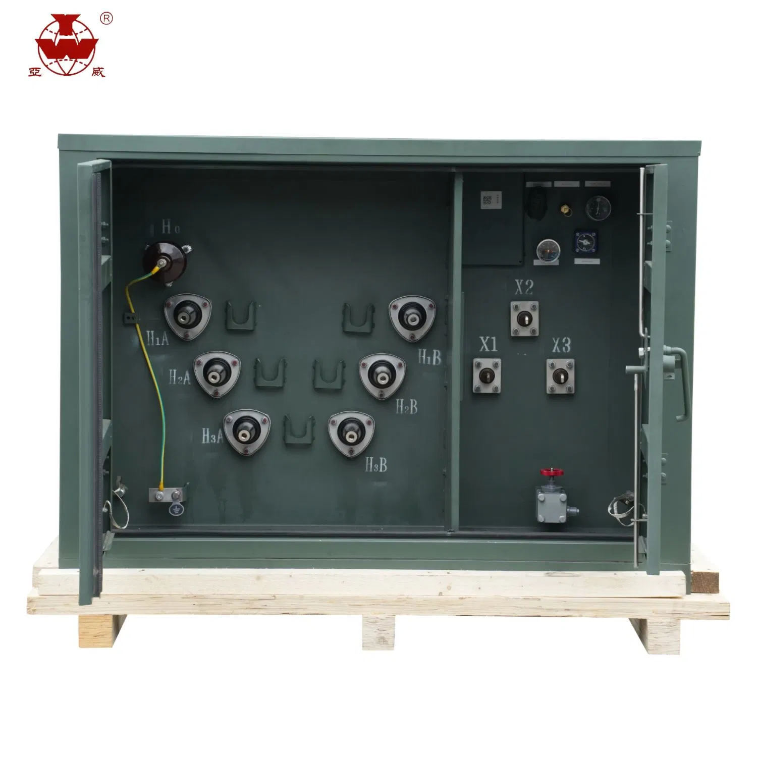 Fábrica de Yawei Precio 2000kVA 400kVA 35kv 22kV almohadilla de alimentación radial Transformador montado