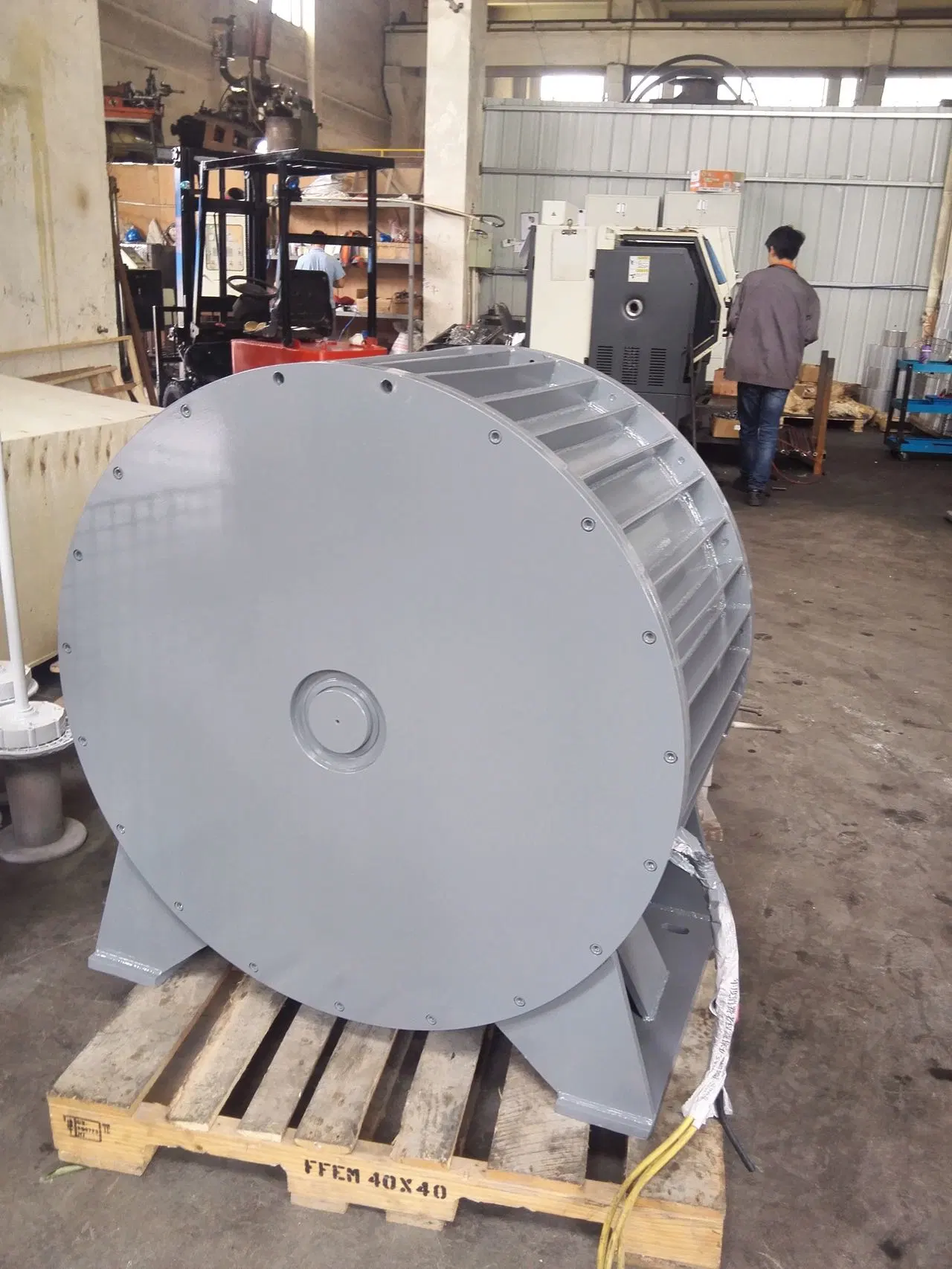 CE Approved Low Rpm Permanent Magnet Generator Pmg for Wind Turbine or Hydro 100kw 50kw 75kw