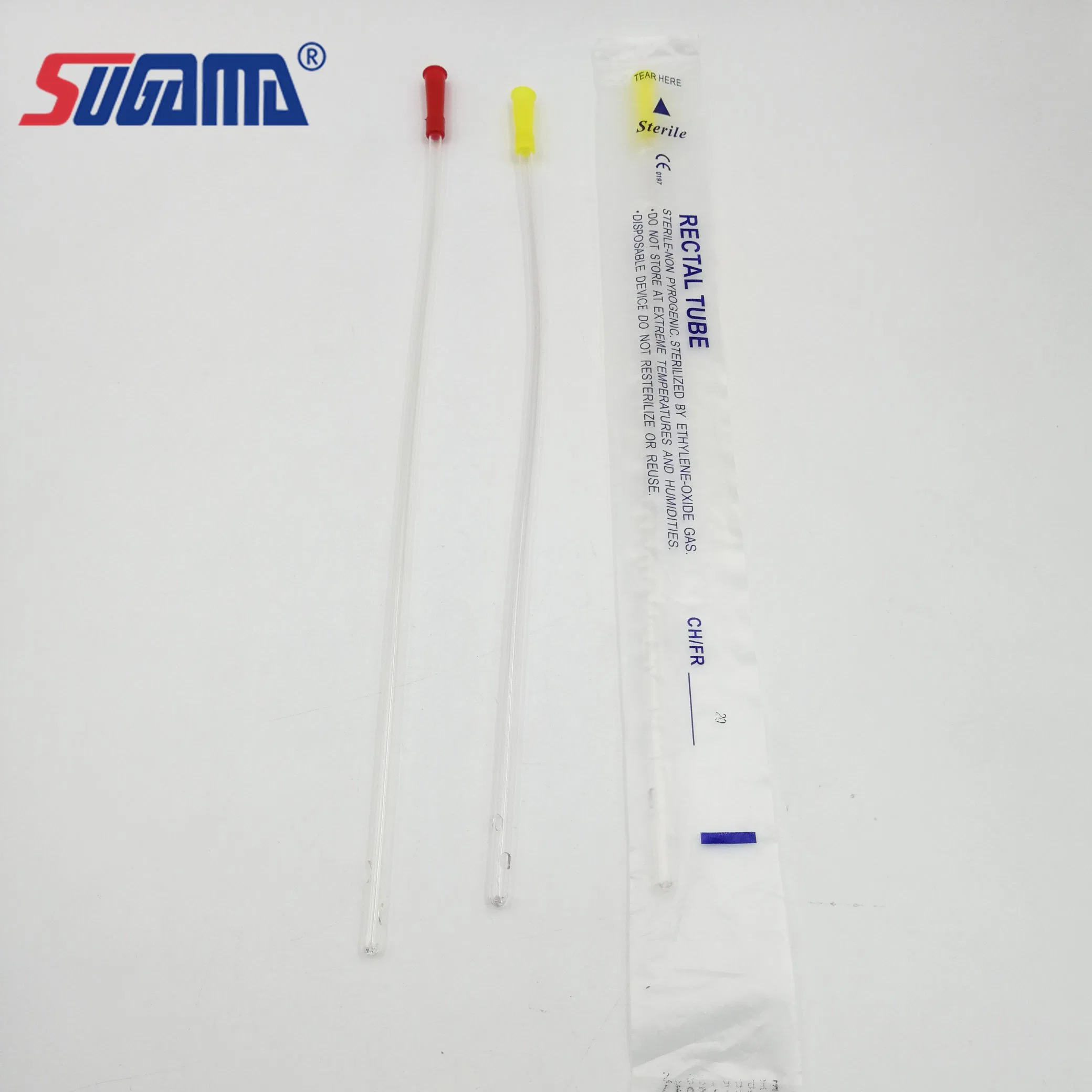 Wholesale CE Certificate Medical PVC Rectal Tube with or Without X Ray Thread