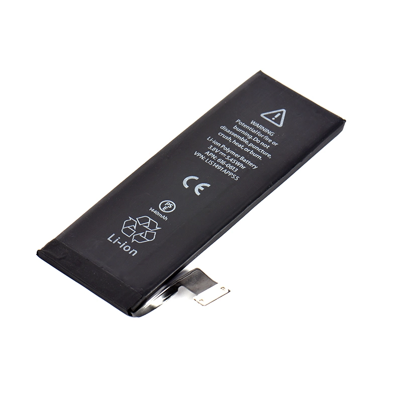 Haute qualité/performance à coût élevé batterie polymère lithium-ion rechargeable pour iPhone 5