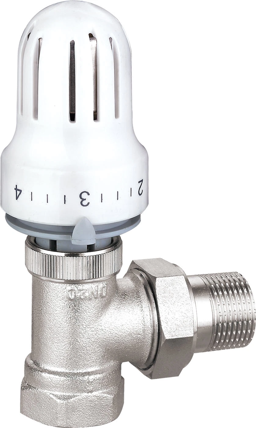 Supply Angle Radiator Thermostatic Mixing Valve with Straight Type