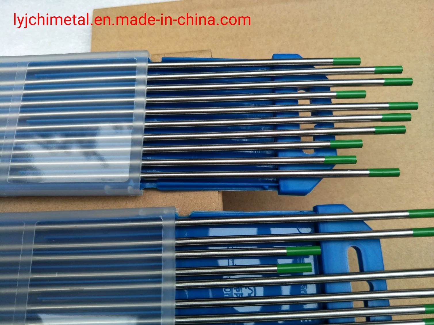 Pure Tungsten Electrode for TIG Welding Consumables Dia2.4*150mm Wp-Green