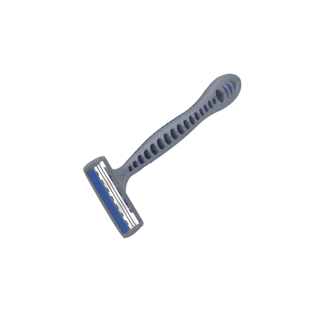 Unisex Color Triple Blade Razor with Lubricating Strip