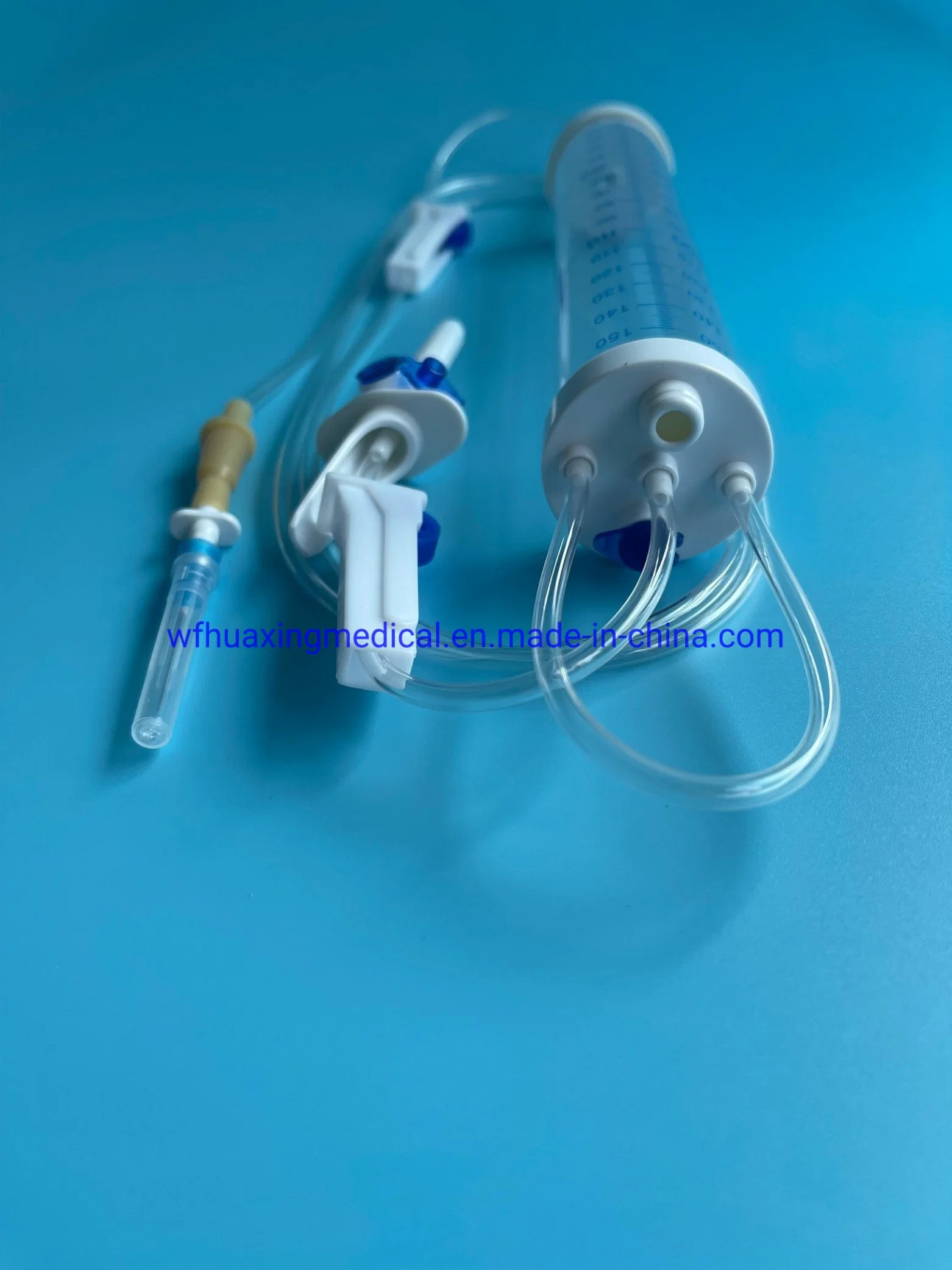 Les fournitures médicales jetables jetables set de perfusion périphérique portable burette 150ml 100 ml set de perfusion (nouveau)