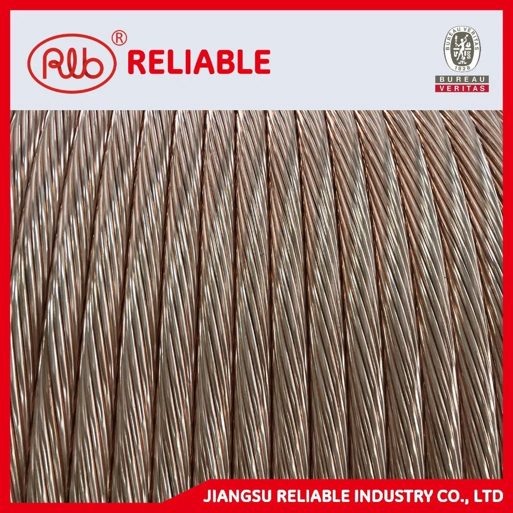 Cable CCS 40%IACS 19/AWG (4-12) alambre de acero revestido de cobre