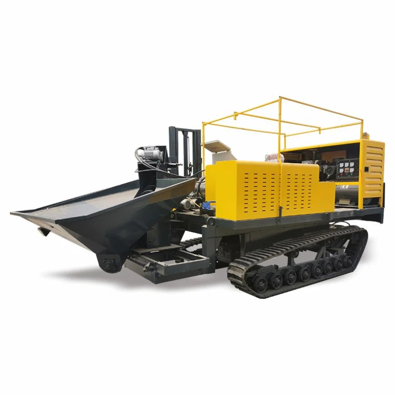 Construction Equipment Highway Kerb Stone Guardrail Roll Forming Gutter Crawler Cement Slipform Road Curb Machine