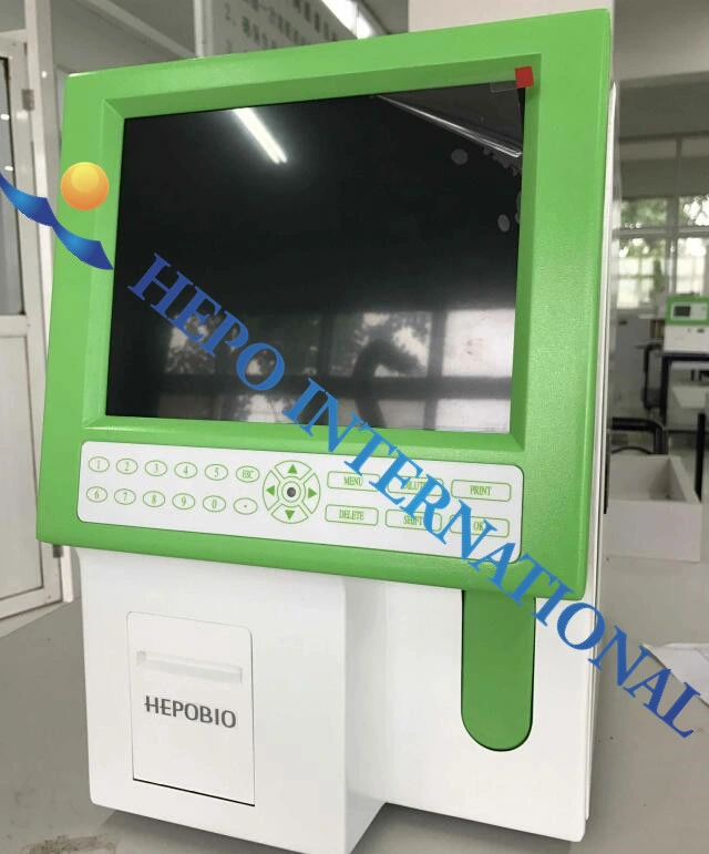 Mozambique Popular Hospital Three Part Difference Blood Hematology Analyzer