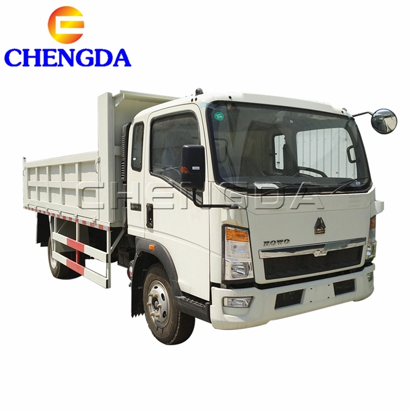 Sinotruck Dump 3ton 5tons 8tons Mini 4X2 6 Wheeler Sino HOWO Tipper Used Light Truck for Sale