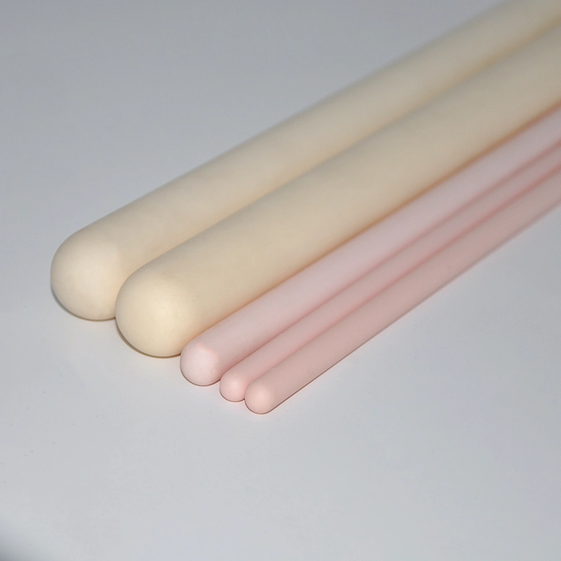 Al2O3 Alumina Ceramic Long Pink Thermocouple Protective Tube