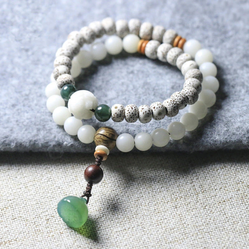 Original Star Moon Bodhi Buddha Beads Bracelet Rosary Bracelet