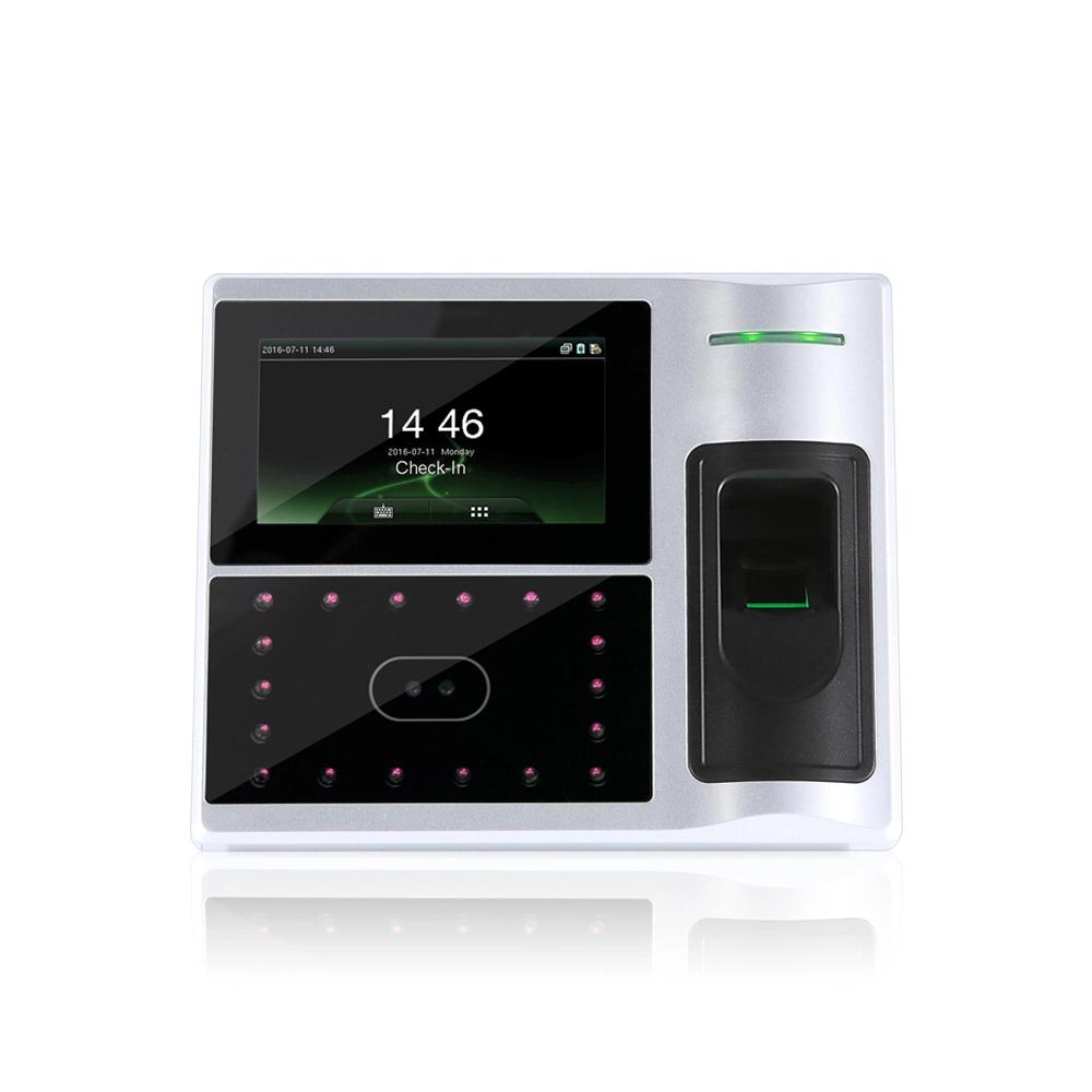 (Model FA1-H) Touch Screen Face Recognition and Fingerprint Time Attendance and Access Control System