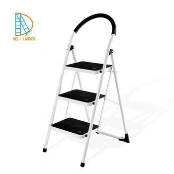 Aluminium Folding Step Ladder Household Steel Working Platform Retractable Ladder En131