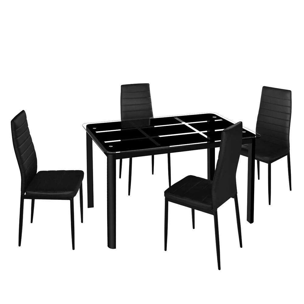 Classic Wholesale/Supplier Modern Style Hotel Kitchen Cafe Home Furniture Square Restaurant Glass Dining Table