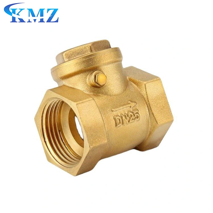 200wog Soft Seat Rubber Clapper 1/2" NPT Brass Swing Check Valve