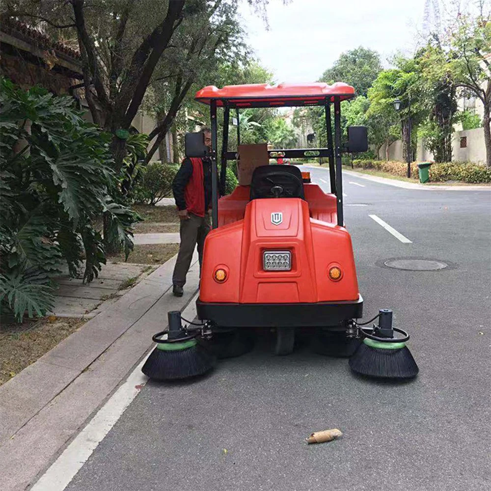 Outdoor Multifunktions-Magic Road Boden Staub Reinigung Besen Elektro Smart Kehrmaschine