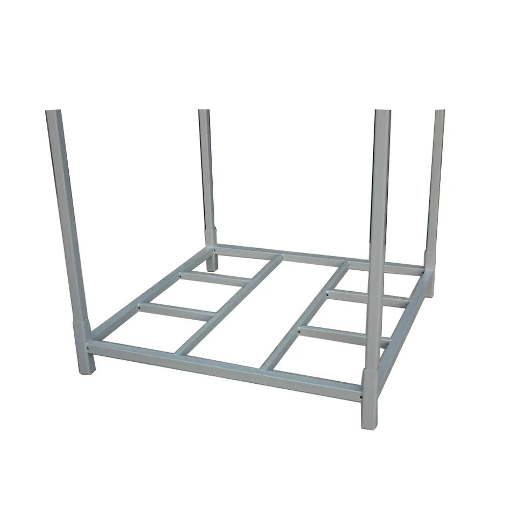 High Duty Metal Stacking Rack High Steel Storage Commercial Stacking Tire Rack