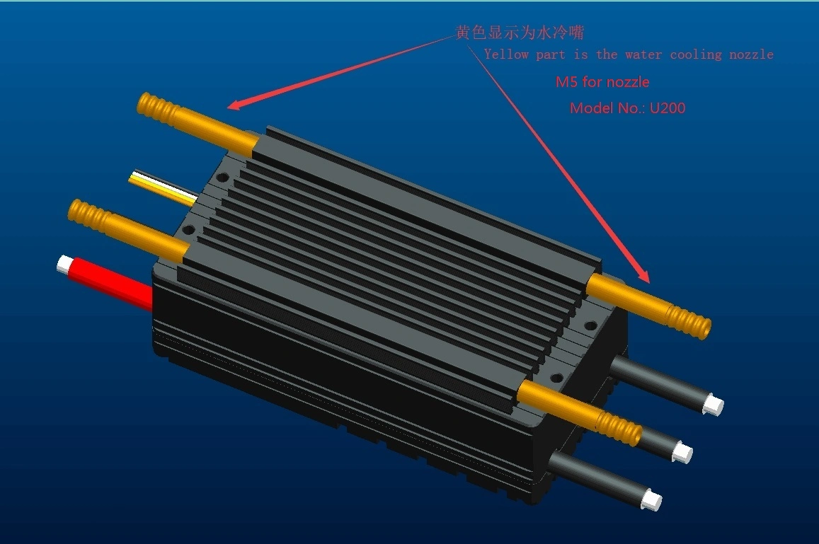 9s 36V 80A 4HP Intelligente elektrische Seilaufhebung Brushless Drehzahlregler für Gleichstrommotoren