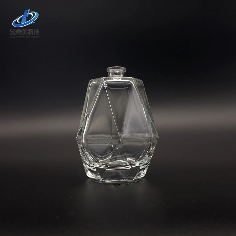 100ml Empty Glass Perfume Bottle Column Bottle Mist Pump Sprayer Bottle Cosmetic Package