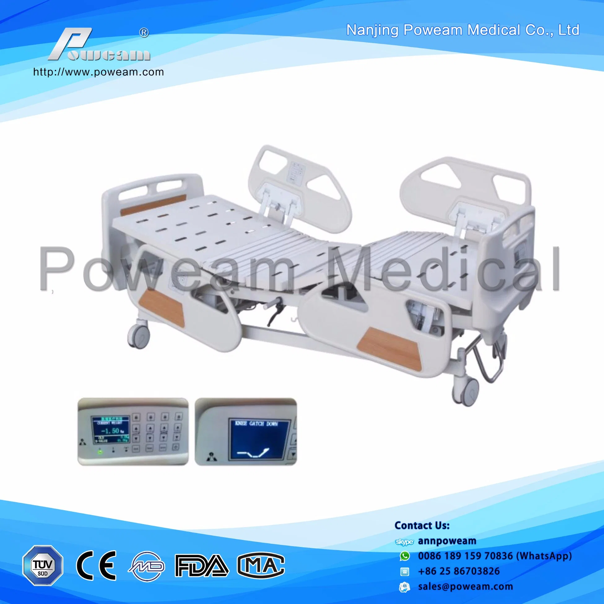 Emergency Folding Hospital Orthopedic Electric Bed