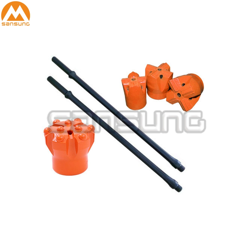 Shoulder Drive Drilling H/D/E Thread Rock Bits for Mining and Quarrying