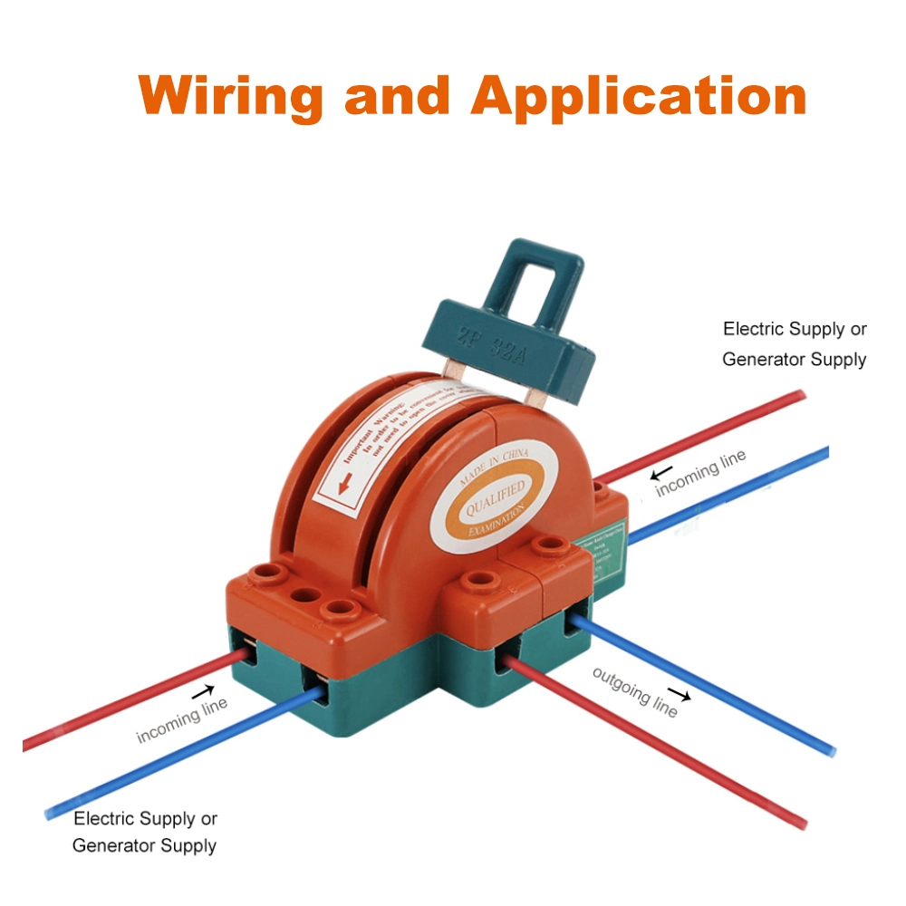 Wholesale/Supplier High Voltage Copper Type 2p225A Change Over Knife Switch