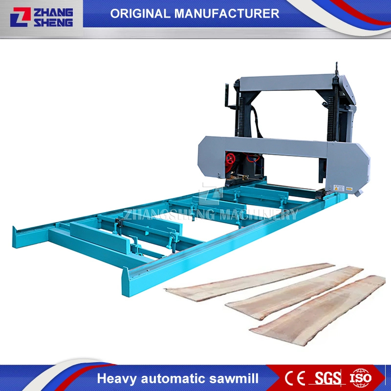 Fully Automatic Industrial Heavy Horizontal Woodworking Bandsaw Sawmill