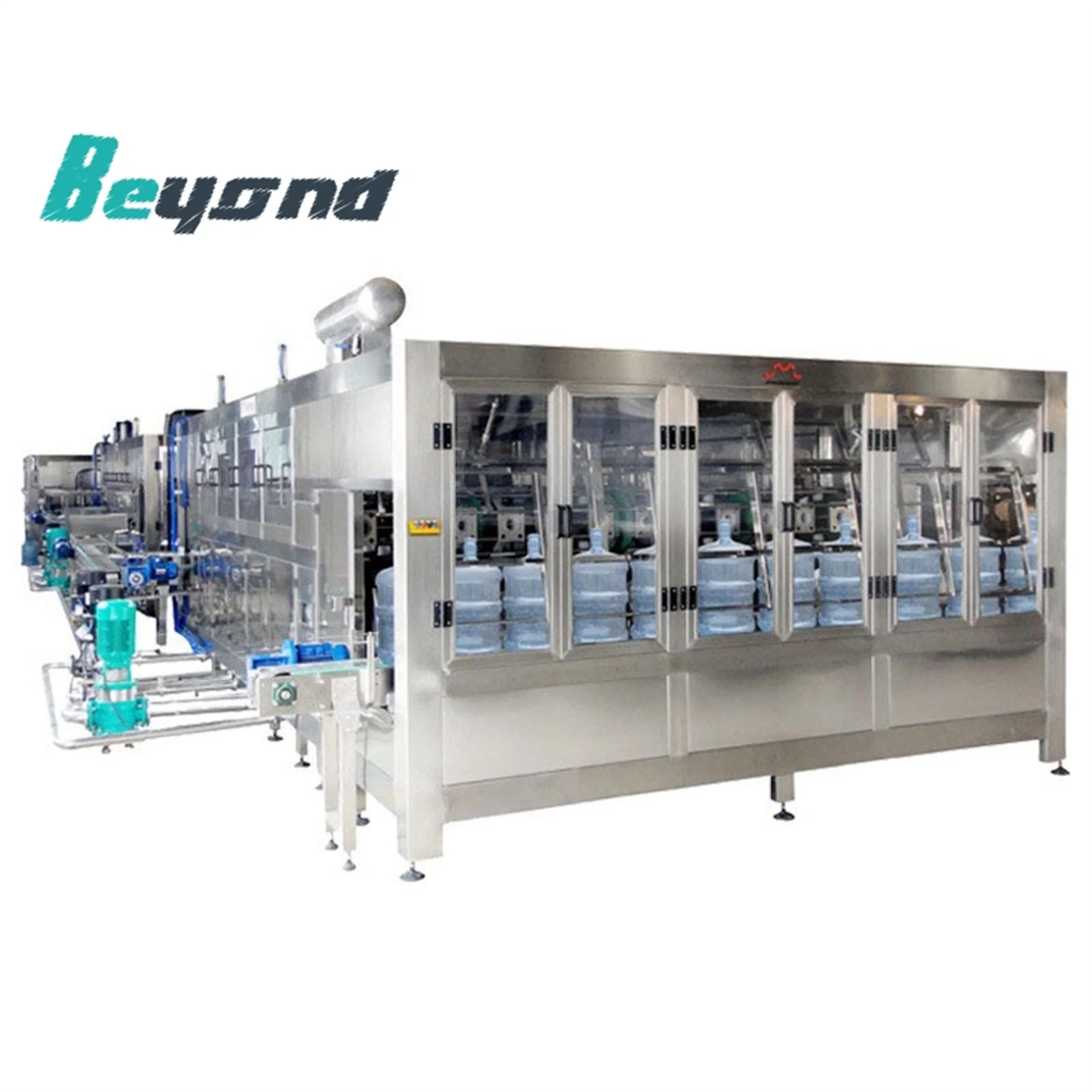 Fully Automatic Barreled Water 5 Gallon Washing Bottling Filling Capping Production Line with CE