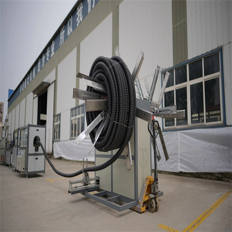 Corrugated Carbon Cable Protect Tube Conduit Spiral Pipe Extruder Extrusion Machine