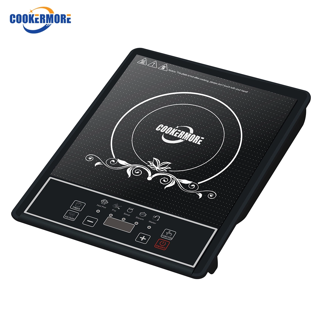 Home Kitchen Induction Cooktop Single 2200W Touch Screen Waterproof Electric Induction Cookers